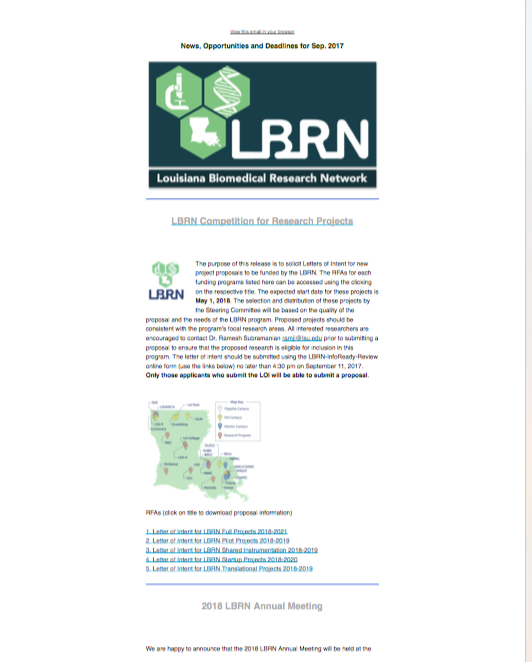 lbrn newsletter September 2017